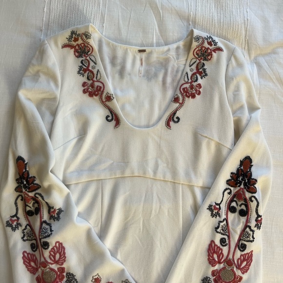 Free People White/Embroidered Dress - Picture 3 of 10